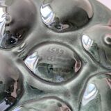 6 oyster plates and 1 large Saint-Clément dish