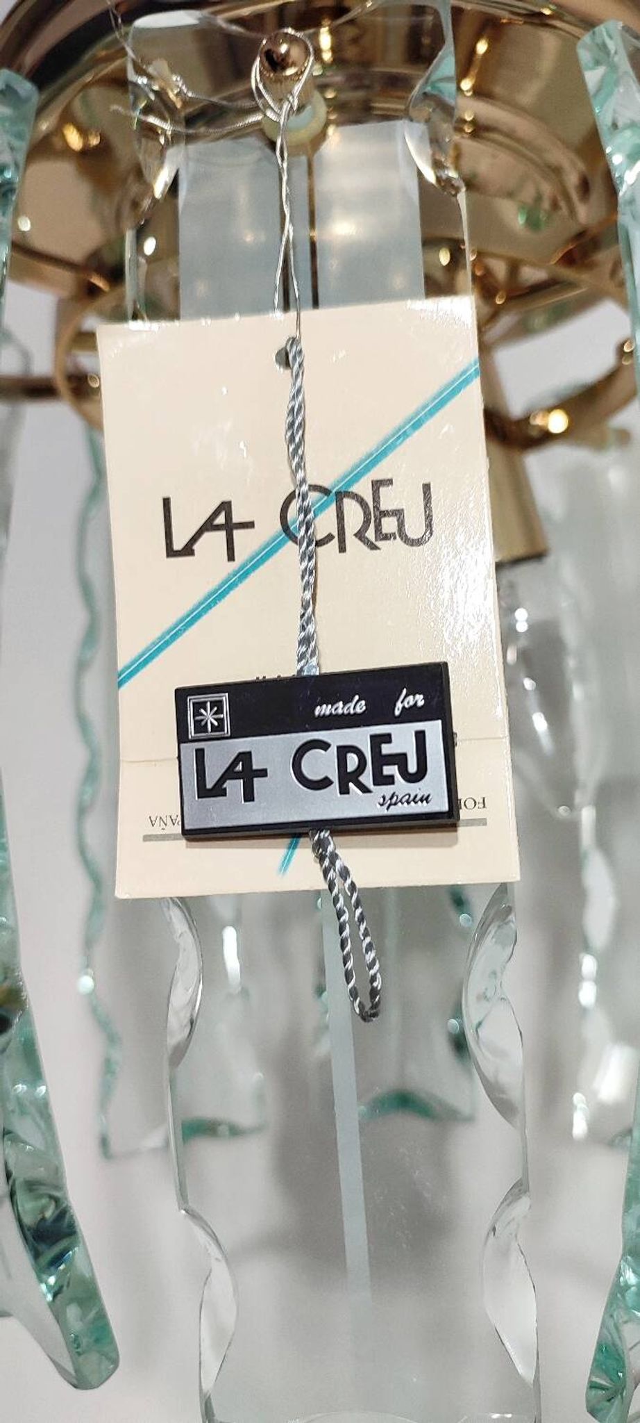 Lampe cristal. Espagne, années 1970.