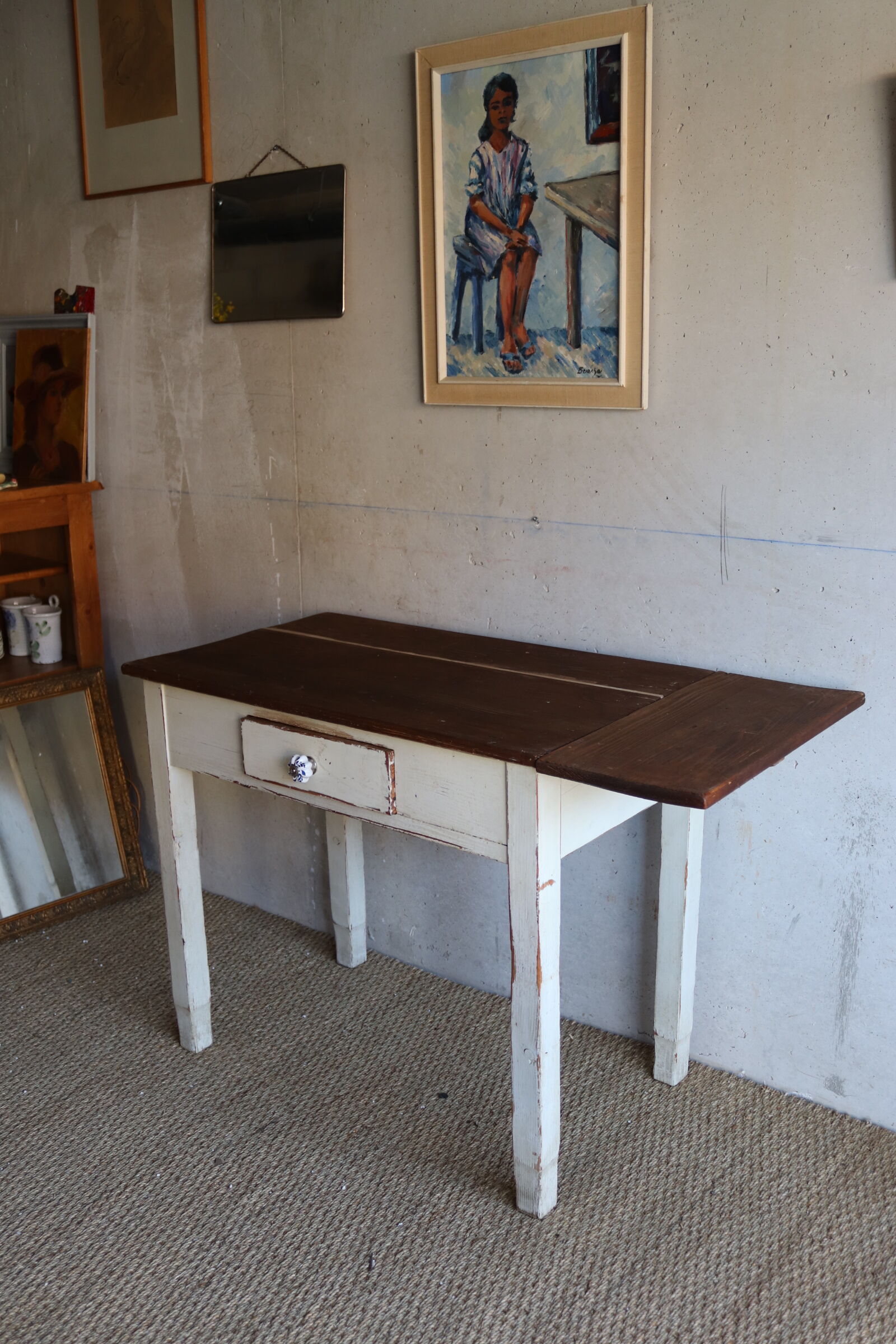 Antique kitchen table