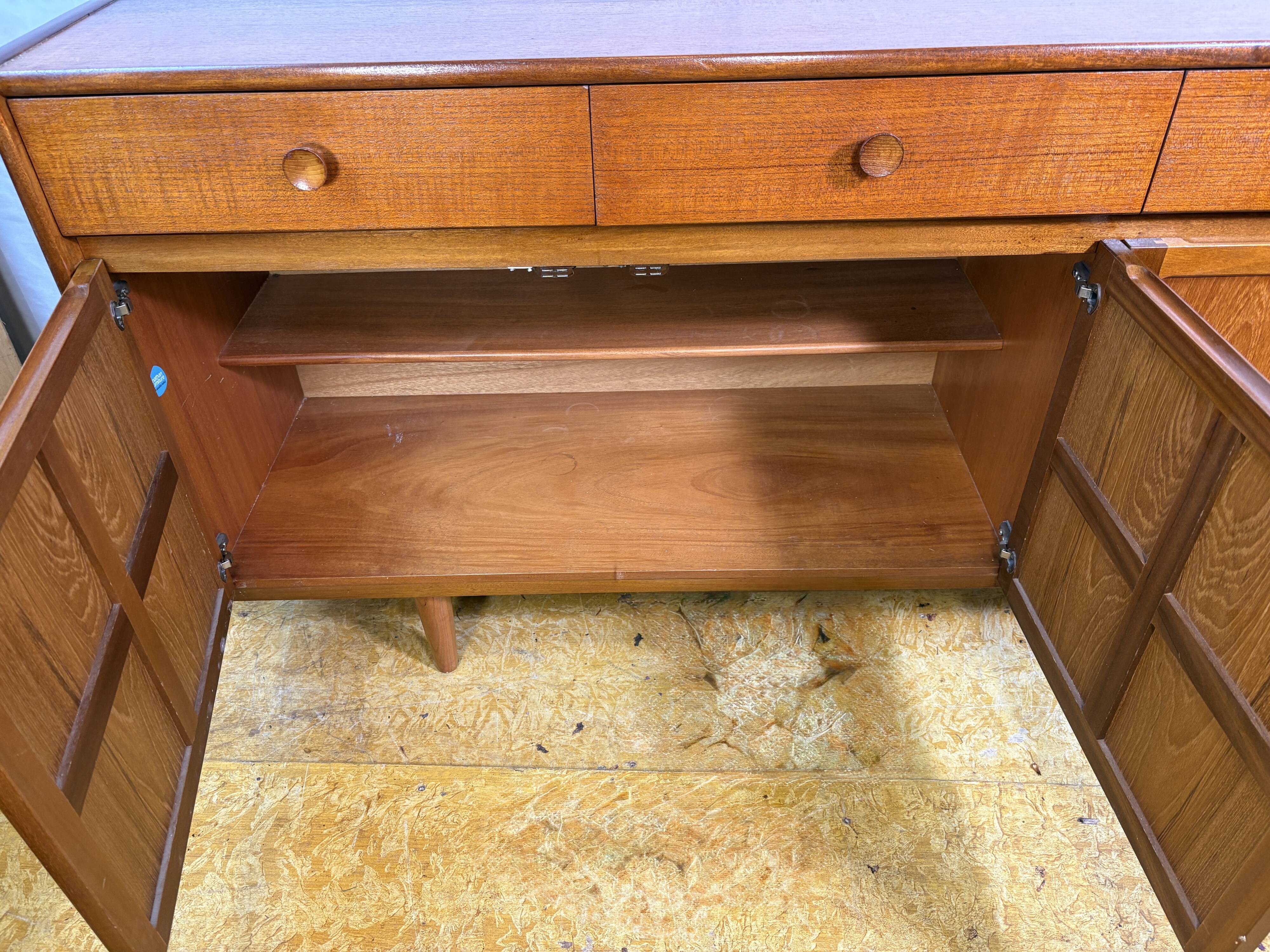 Mid Century Retro Teak Sideboard by Nathan Circa 1960-1970 Danish Design