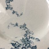 Set of 6 plates in faience Luneville model Passiflore