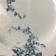 Set of 6 plates in faience Luneville model Passiflore