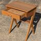 Vintage 1960s compass foot bedside table