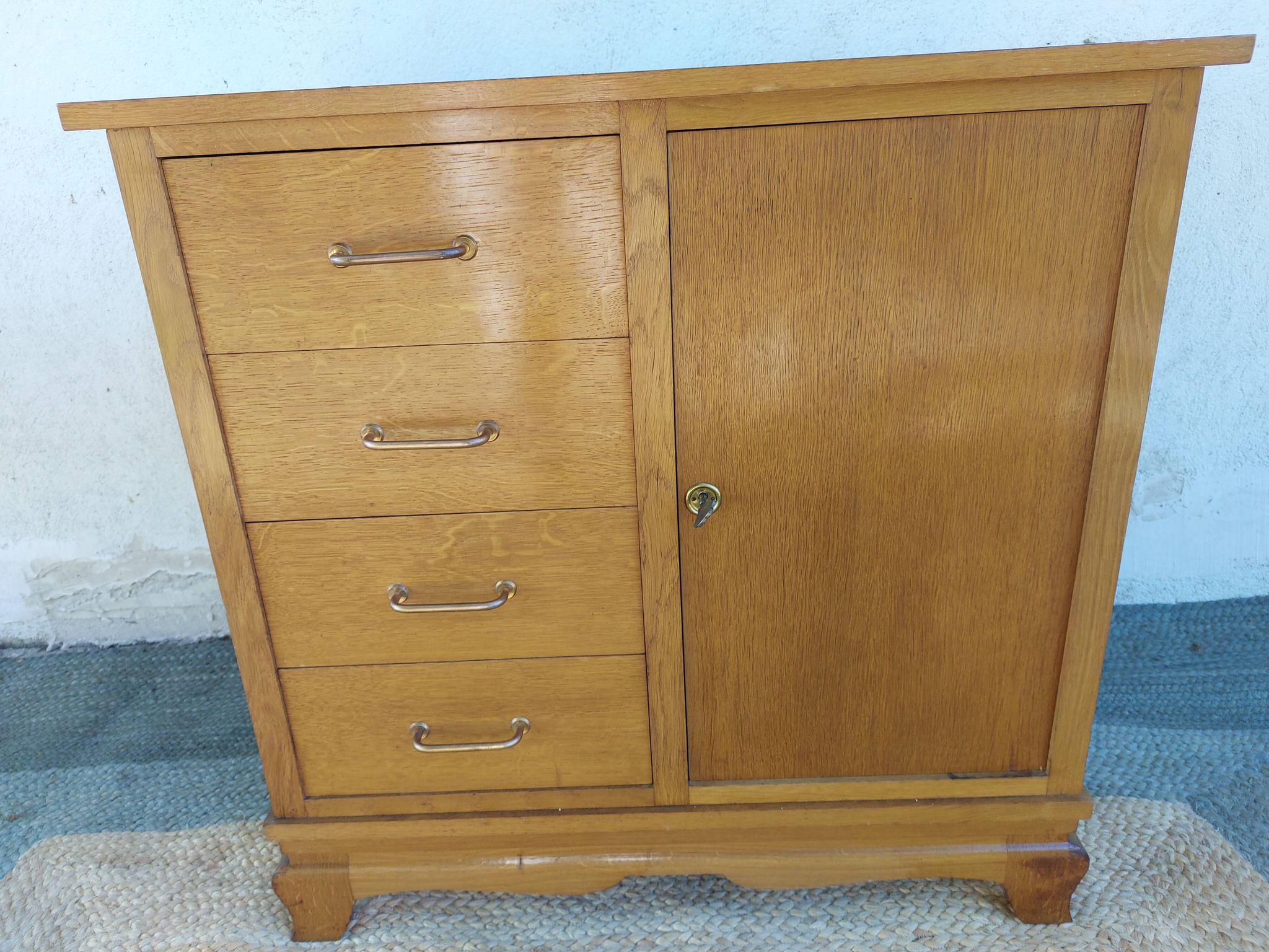 commode mixte, tiroirs et placard