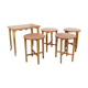 1960's Czechoslovakian nesting tables by Poul Hundevad