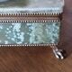 Alabaster Jewelry Box of superb alliance of green and ocher hues