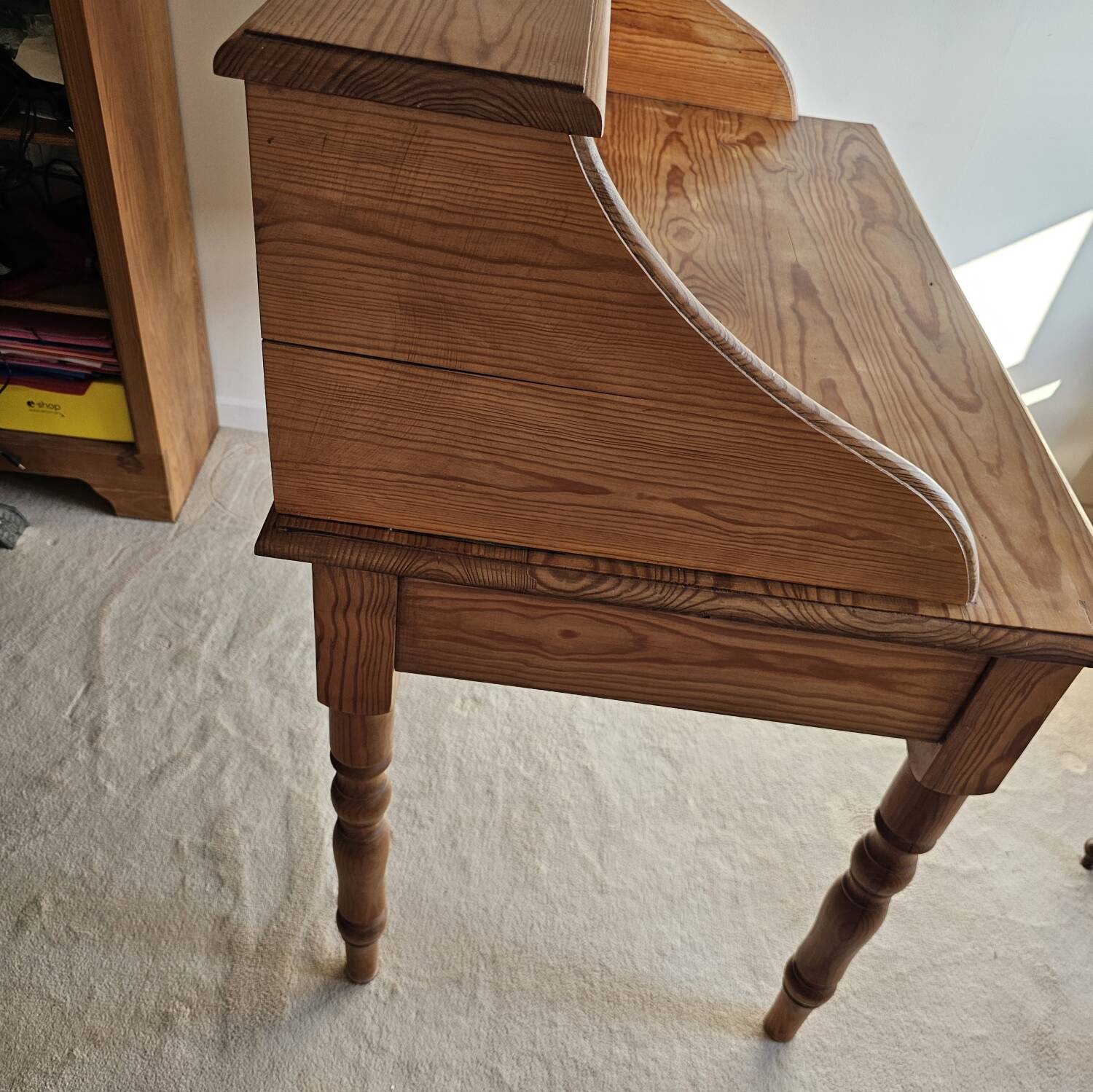 Solid pine desk