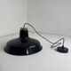 Ancienne suspension d’atelier emaillee industriel