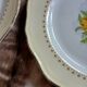 11 antique deep plates L'Amandinoise