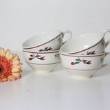 Set of 4 cups, vintage, French