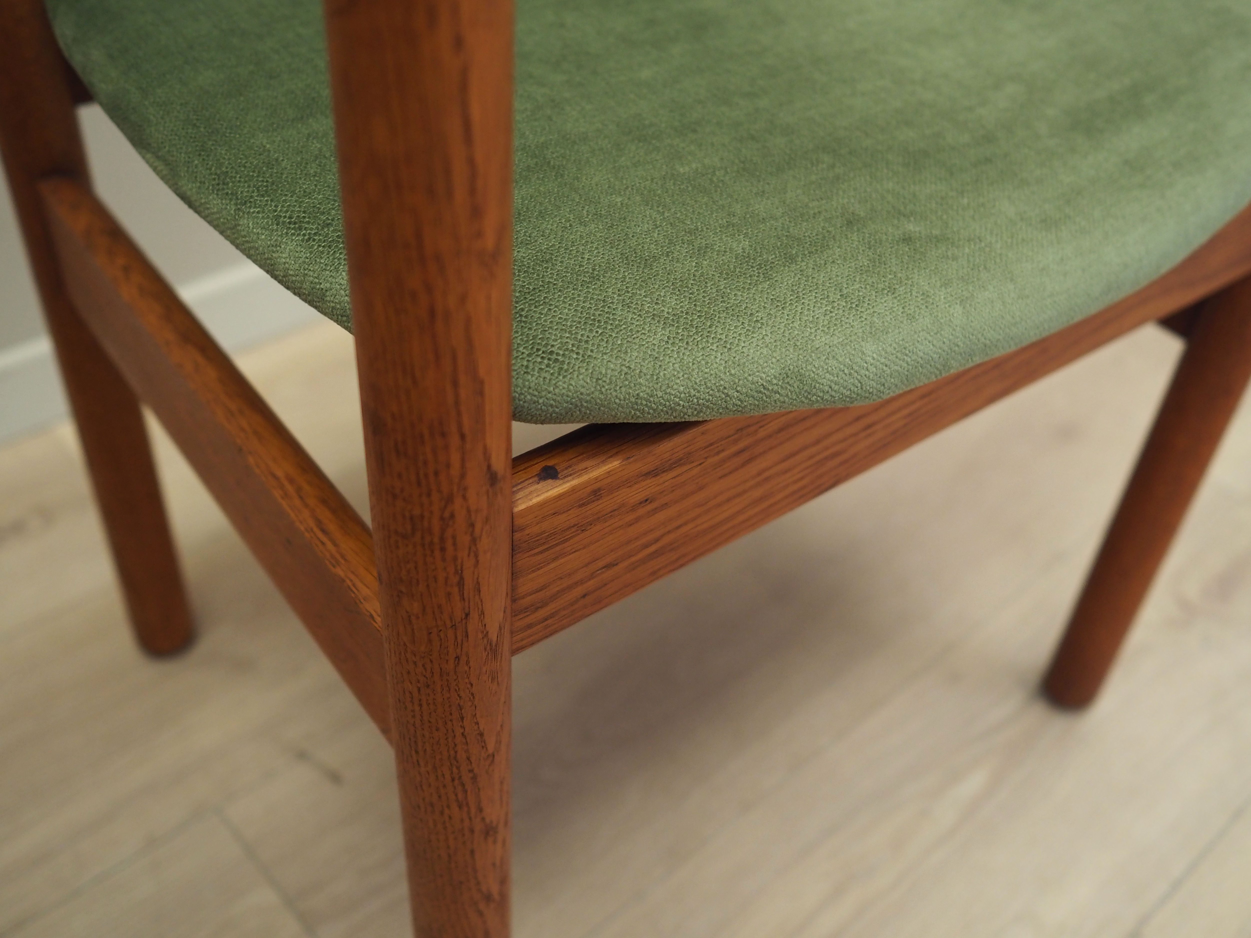 Set of two oak chairs, Danish design, 1960s, designer: Jørgen Baekmark, manufacturer: FDB Møbler