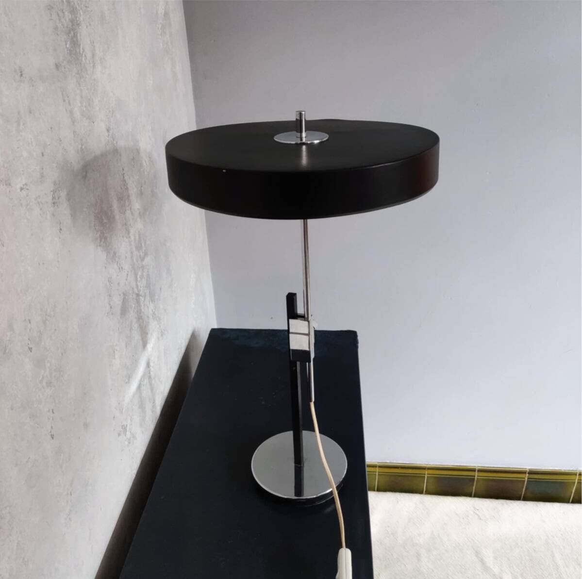 Vintage Bauhaus lamp attributed to Kaiser Leuchten by Boulanger, 1960