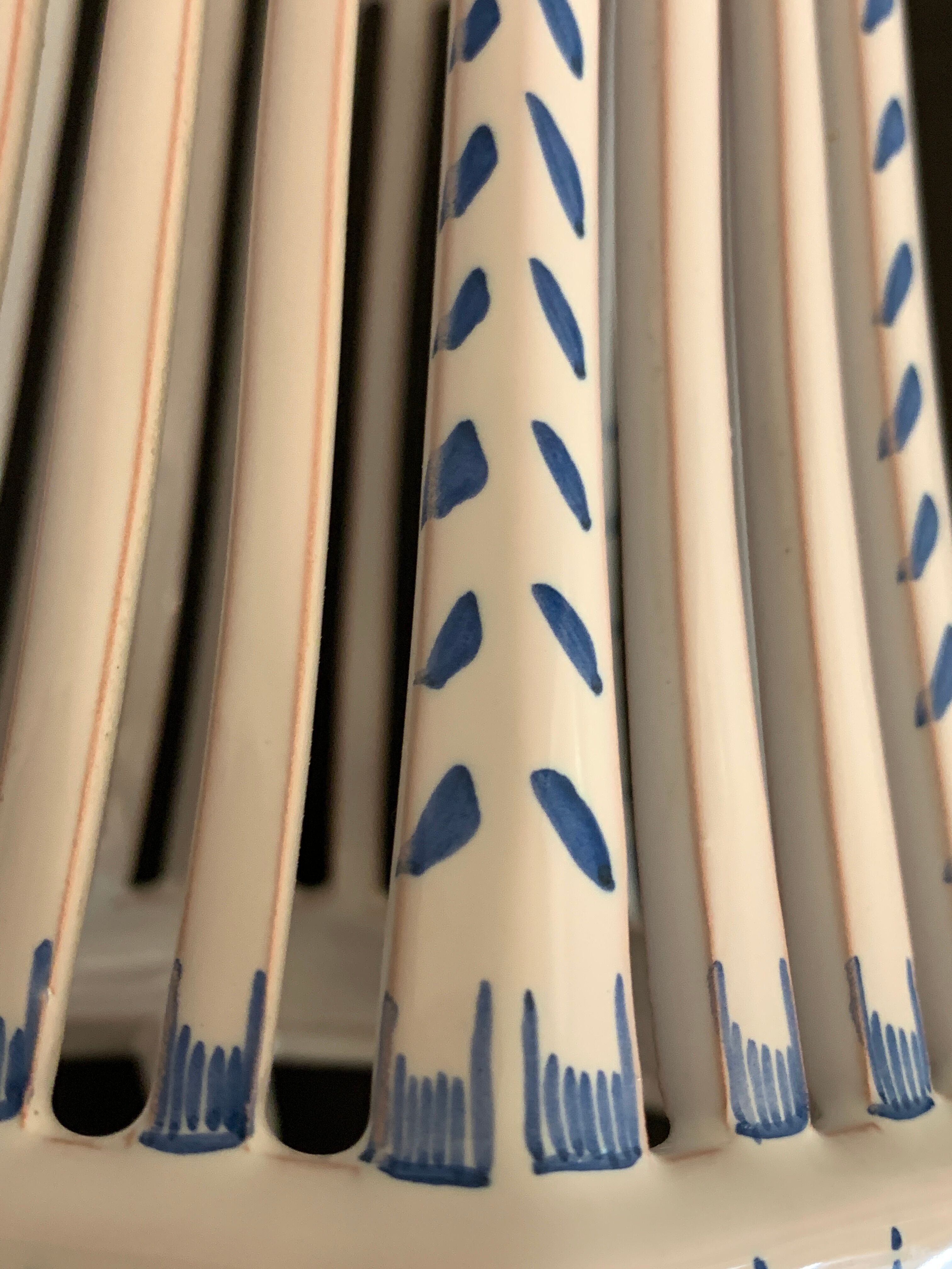 Earthenware lamp Lallier de Moustiers