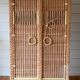Rattan and wicker cabinet