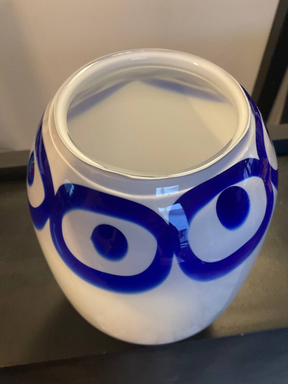 Murano blown glass vase