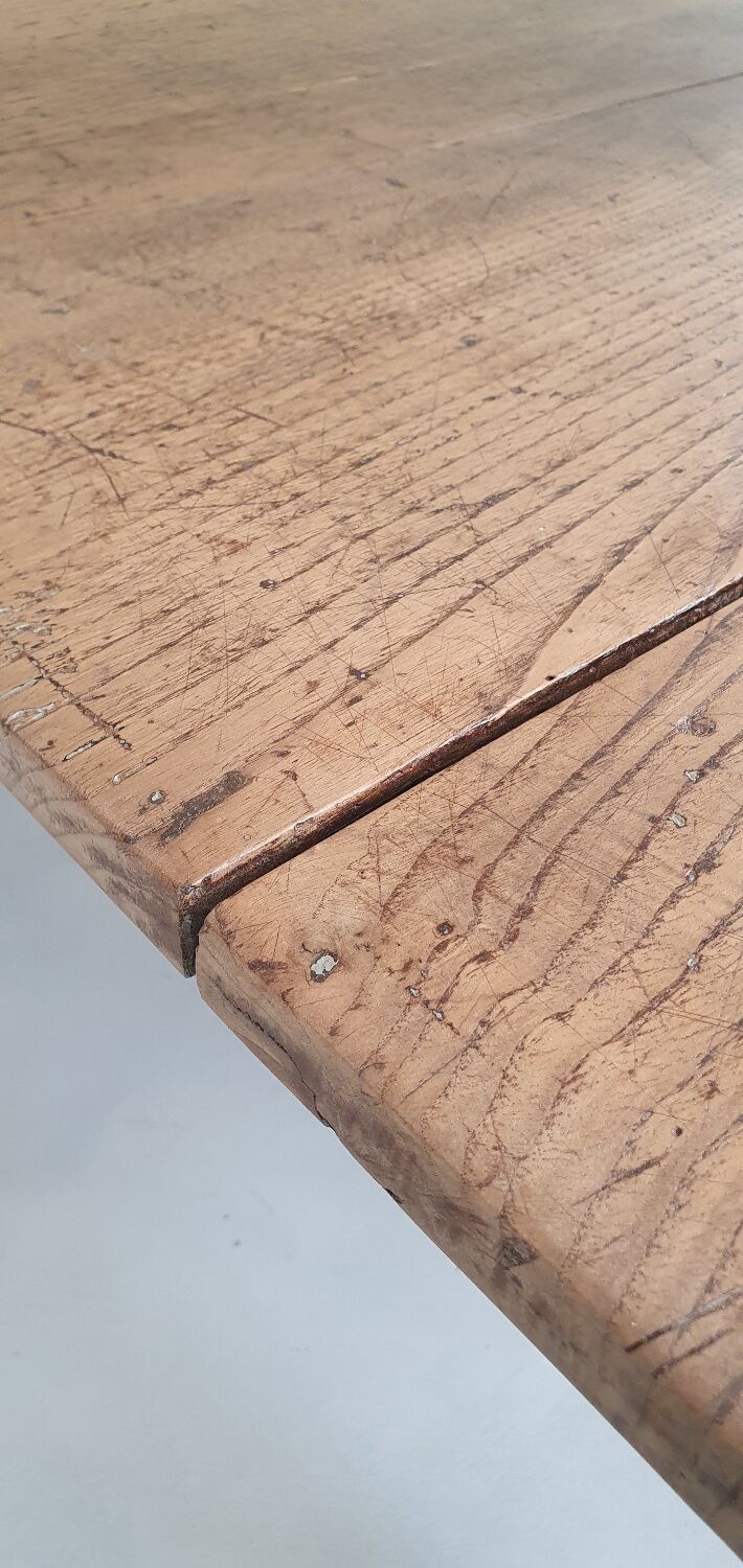 Grande table basse de ferme ancienne 220cm