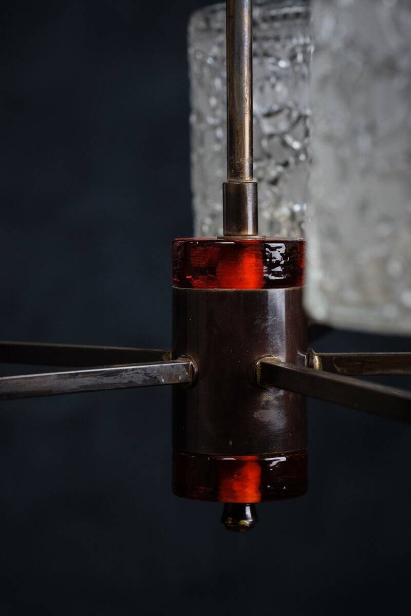 Lustre by Carl Fagerlund for Orrefors, 1950s