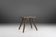 Industrial wooden French painters stool with rich patina from the 1930s