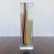 Vase en verre artistique de Murano, années 1970