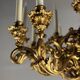 Carved and Gilded Wood Chandelier, 18 Arms of Light, Italy Circa 1880
