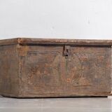 Ancien coffre en bois massif (Année 1830) #34