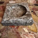 Cendrier en Marbre période Art-Deco 10/10 cm