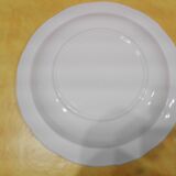Plat Sarreguemines blanc