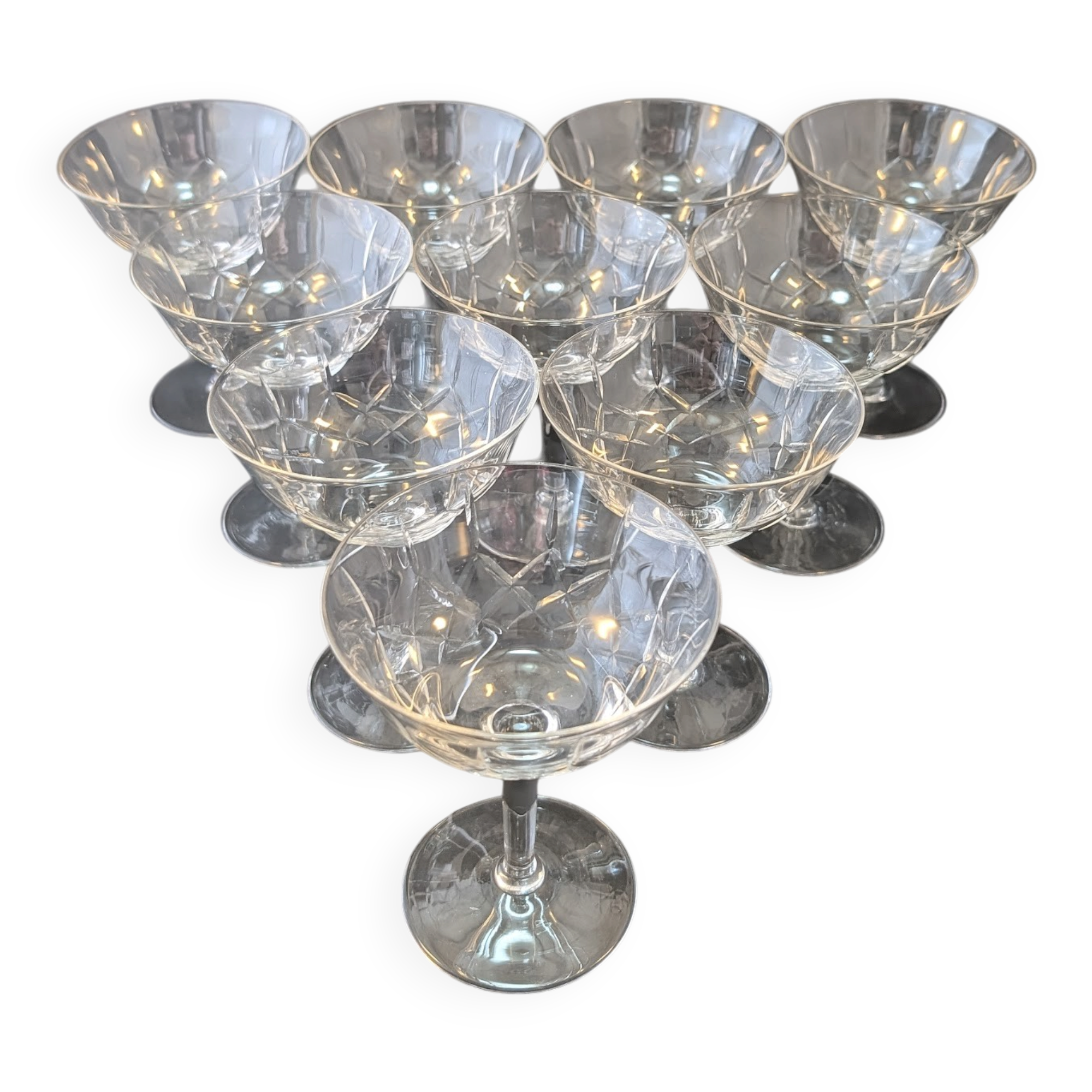 Art Deco Champagne Coupes