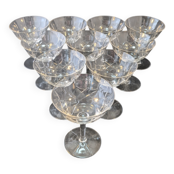 Coupes a Champagne Art Déco
