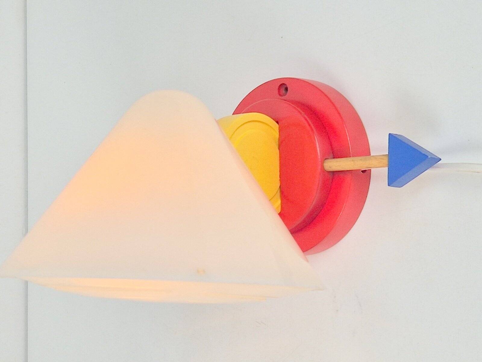 Lampes murales Stoja vintage postmodernes, années 1980, ensemble de 2