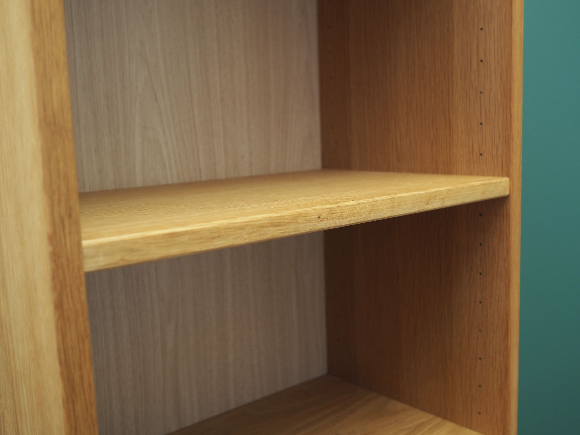 Ash bookcase, Danish design, 1960s, manufactured by Ansager Møbler