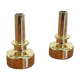 Pair of Scandinavian brass candlesticks L92 by Hans-Agne Jakobsson