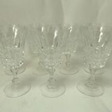 Cristal d'Arques red wine glasses