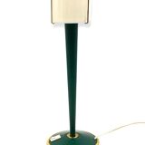Lampe de table moderniste vert, France 1960s