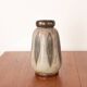 Art Deco period vase in green and gray glazed ceramic by Edouard G