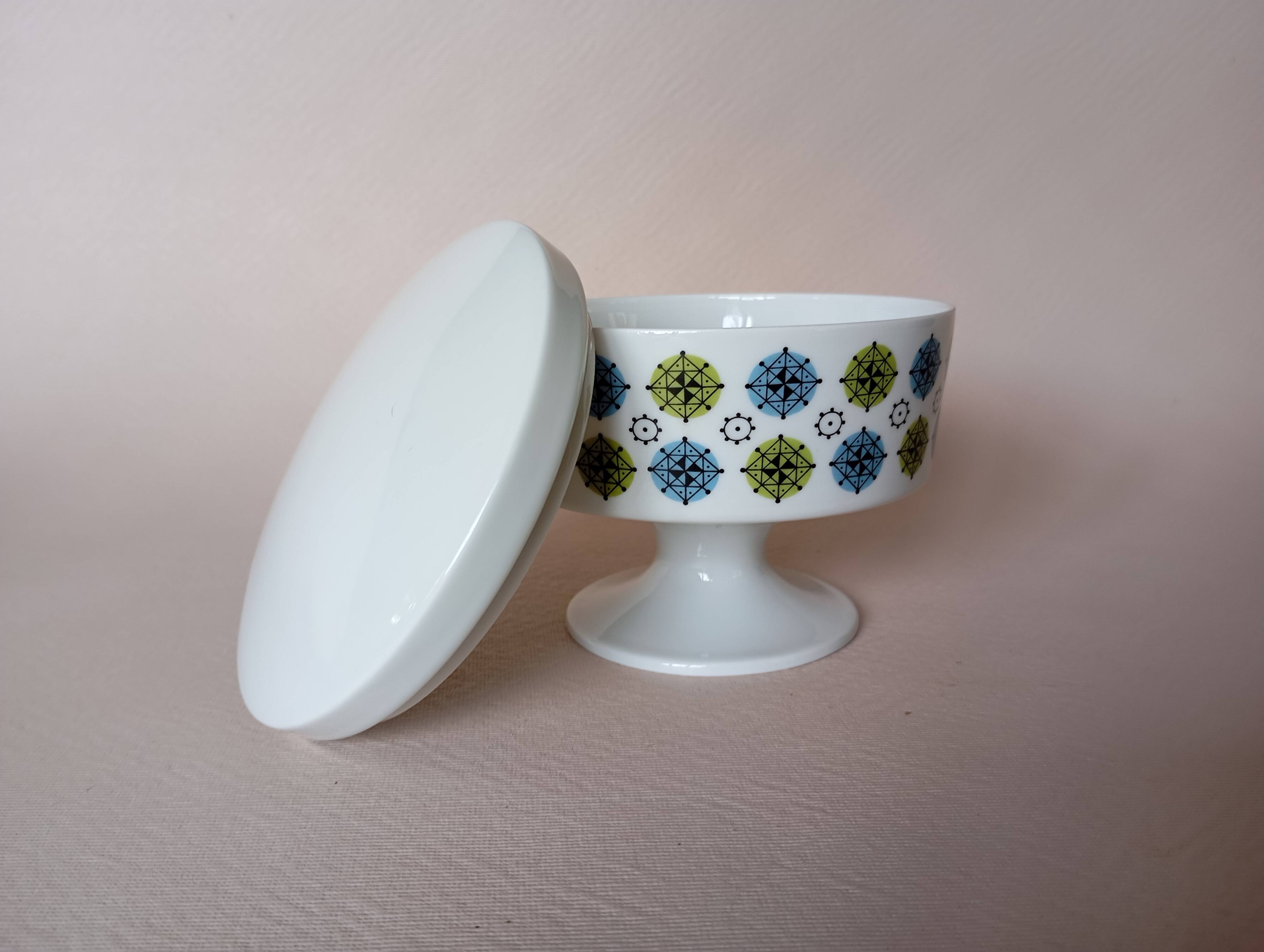 Service 8 cups "Rosette Taïga" Tapio Wirkkala & Ute Schröder for Rosenthal, ca 1970