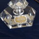 Pair of crystal lamp feet of Sèvres h 20 cm