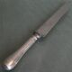 Cutting service XIXth sleeves silver metal with guilloche knife decoration