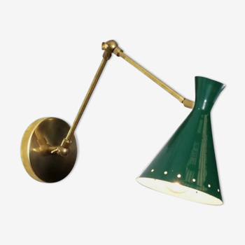 Italian wall lamp cocotte vert
