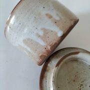 Beurrier à eau en grès artisanal