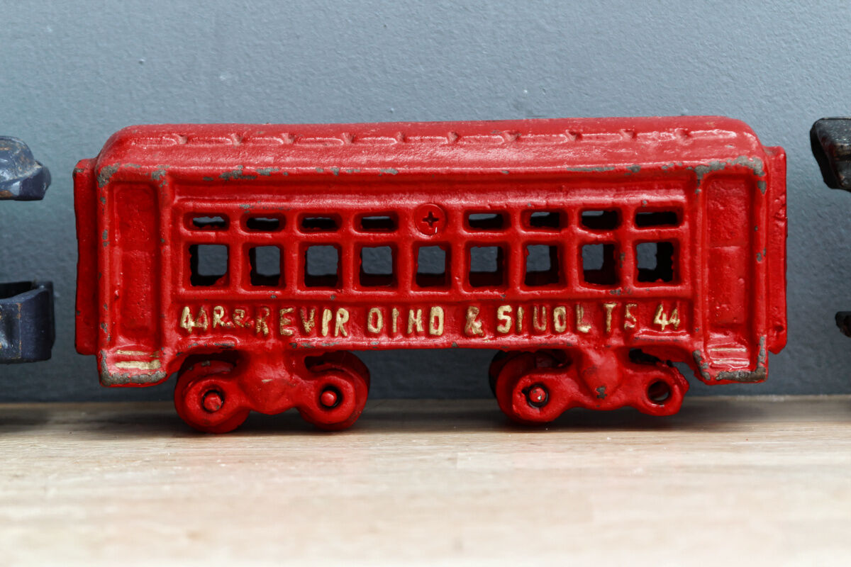 Cast iron train, 50s, made in US