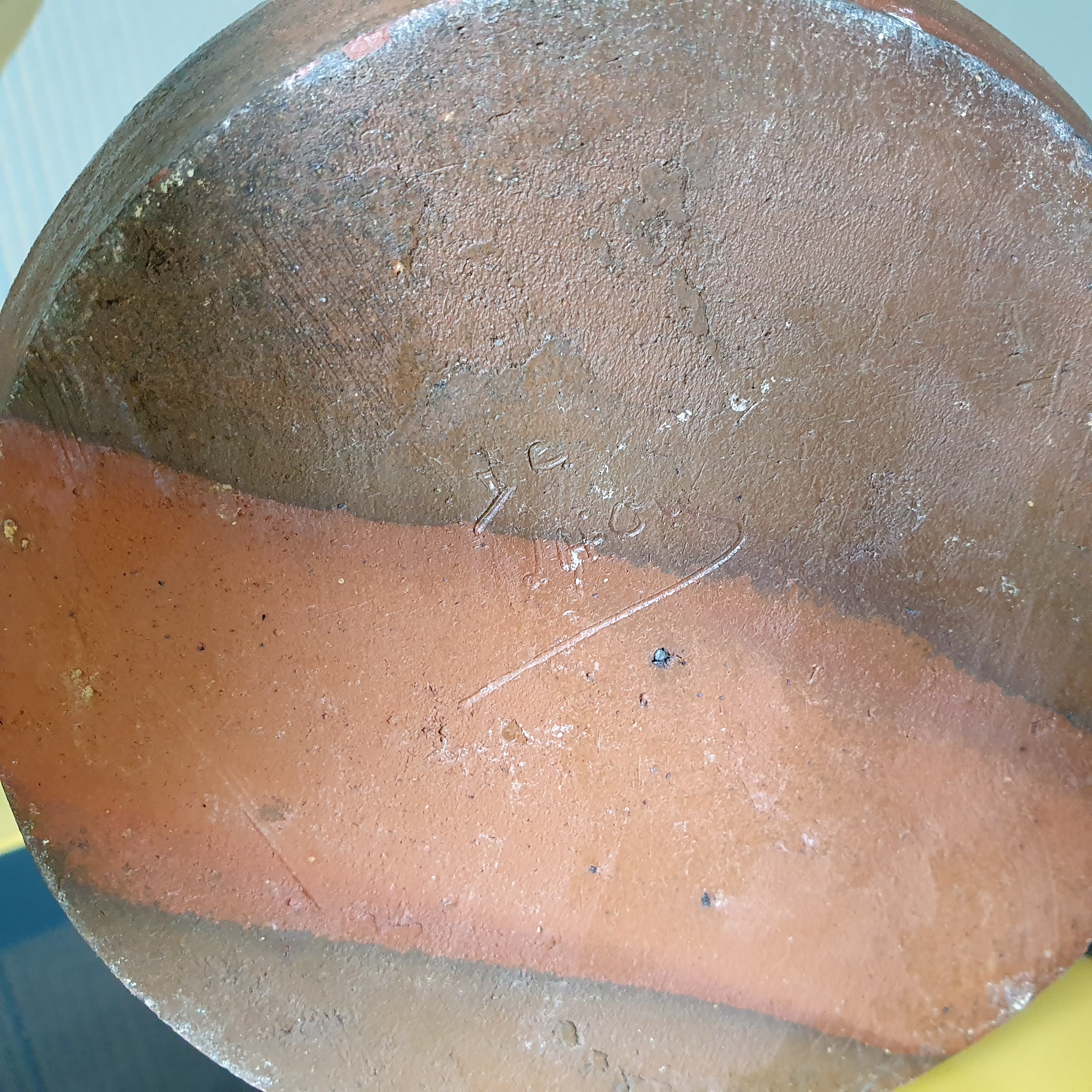 70s sandstone vase