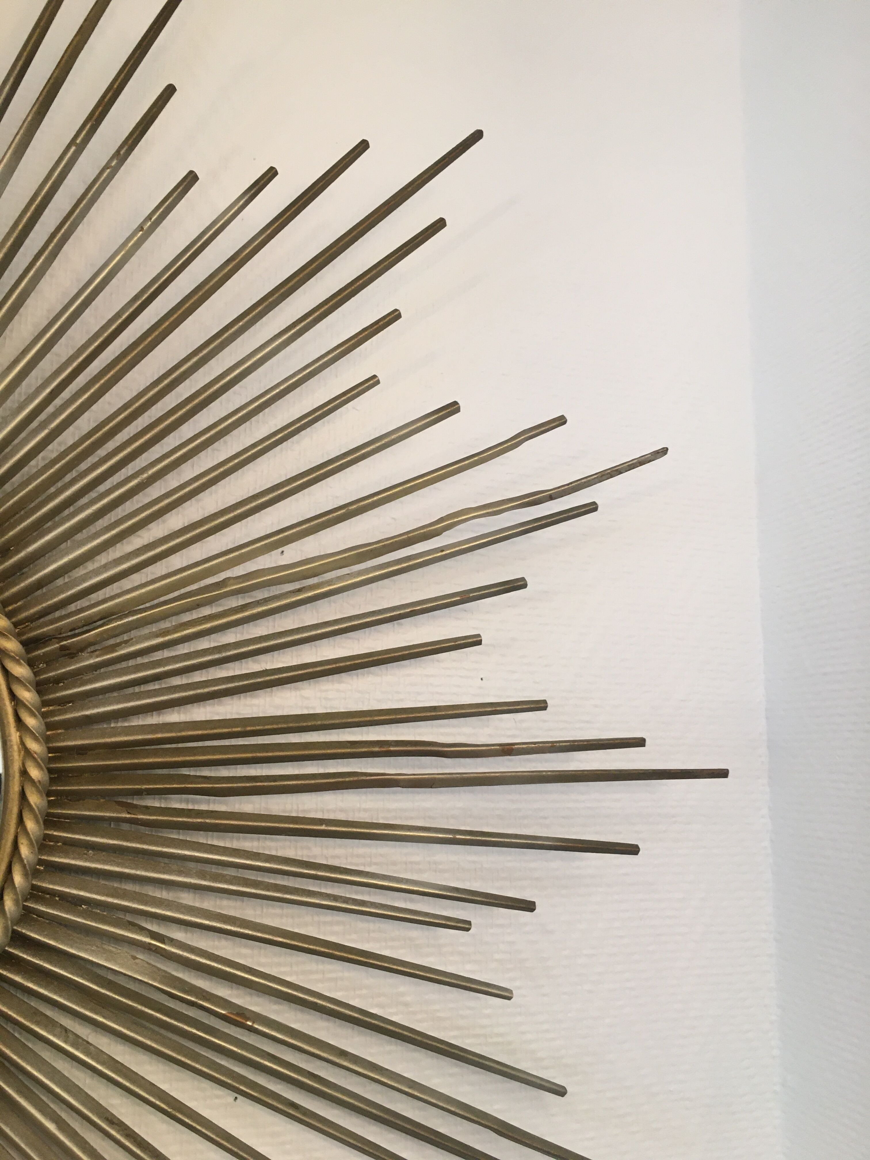 Mirror sun 100 cm, Chaty Vallauris, circa 1950