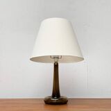 Vintage Danish table lamp model Fleur in glass by Michael Bang for Holmegaard, 1970s.