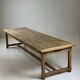 Table de monastère française en chêne du 19ème siècle