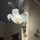 Art deco chandelier barovier et toso, made of murano glass, 1940s