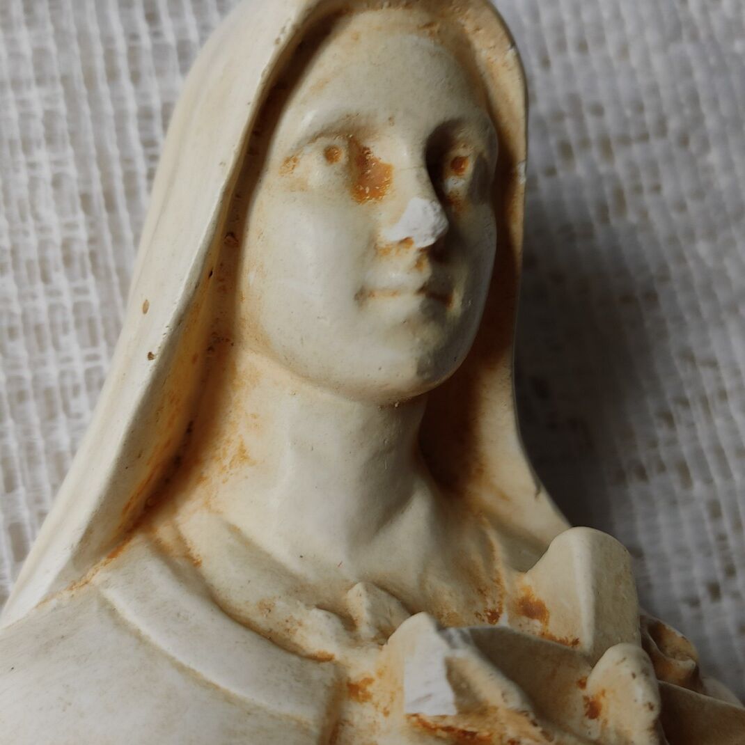 St. Teresa of the Child Jesus ancient plaster