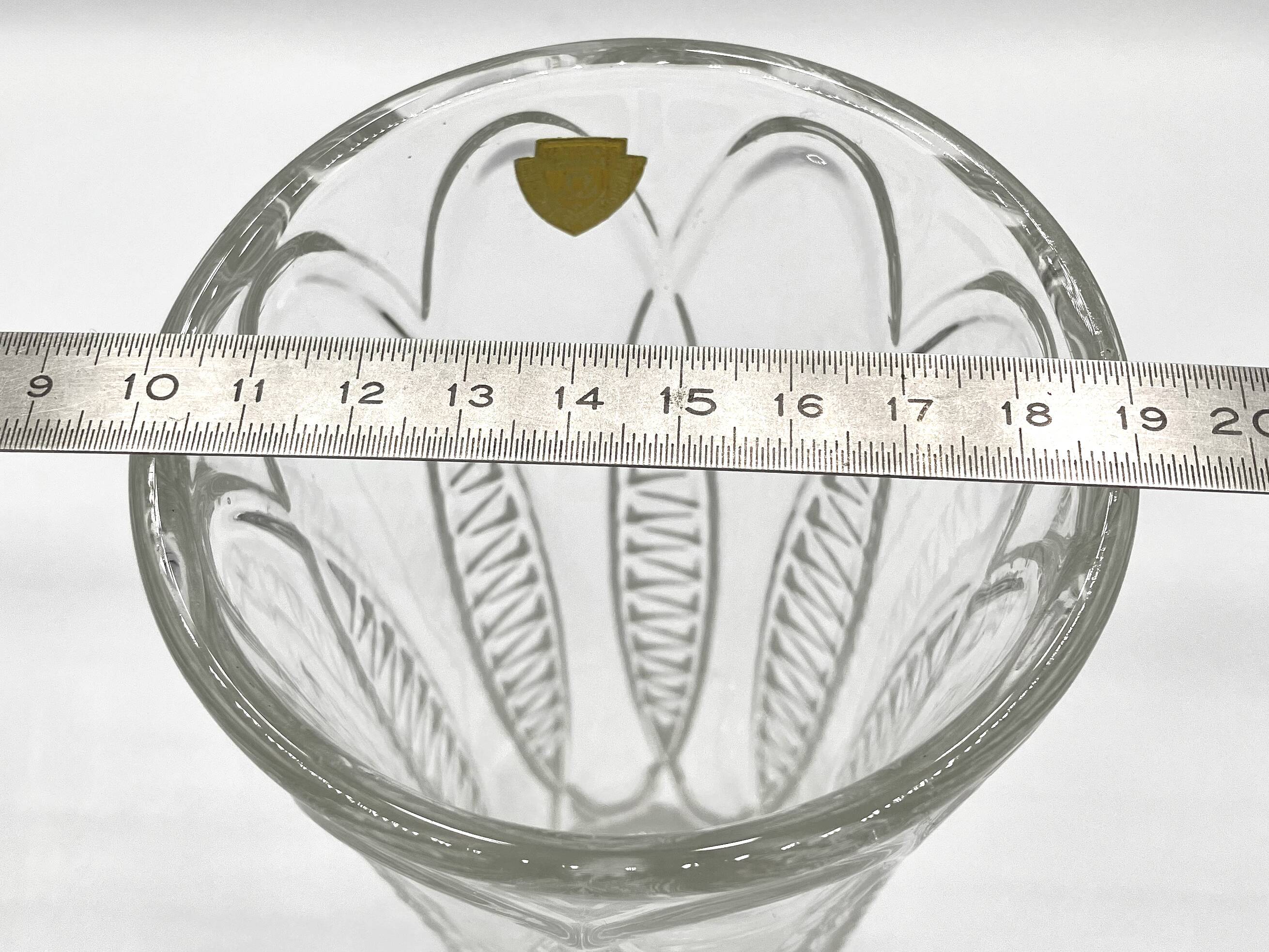 SKLO UNION vase • Hermanova Hut glassware • Design Rudolf Jurnikl • 1960 • Czechoslovakia