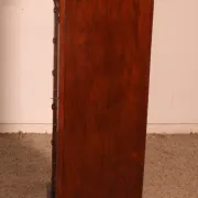19th-century walnut Wellington commode