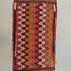 Vintage Turkish Mini Kilim 91x47 cm Wool Small Kelim Runner, shabby Chic